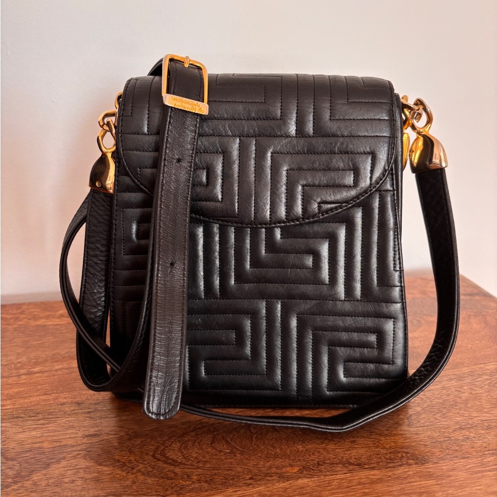 Valentino Orlandi Leather Quilted Vintage Bag